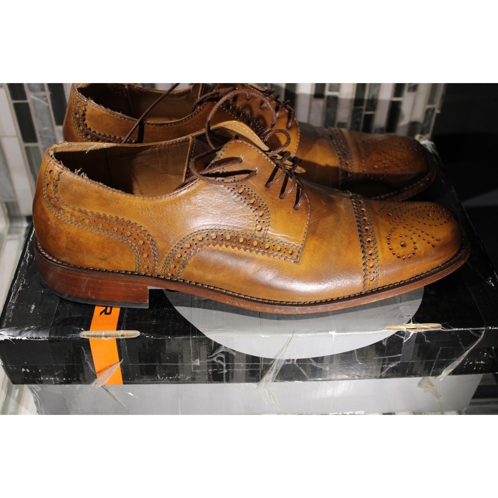 Manali Vero Cuoio Men Dress Shoes Size 44 US Size 10 1/2‎
